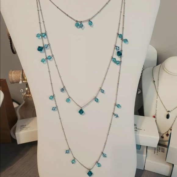 Touchstone Crystal Waterfall Necklace - Picture 4 of 7